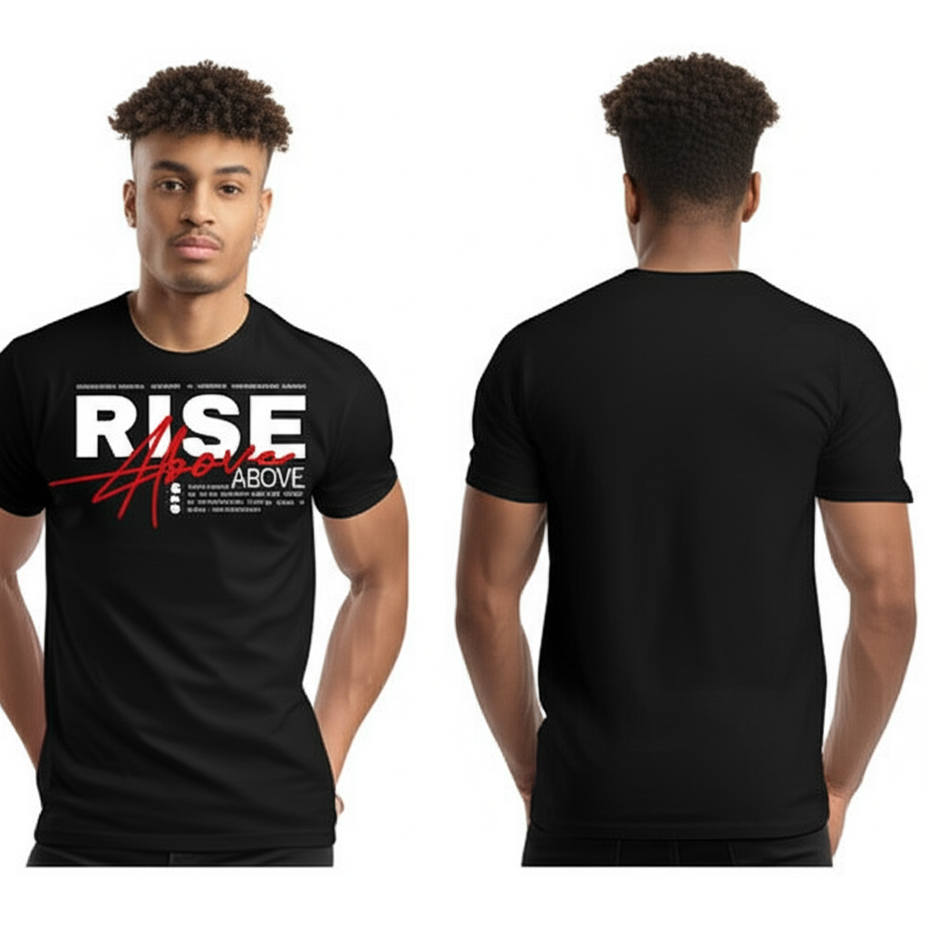 Rise Above Streetwear Tee – Bold Urban Statement