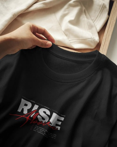 Rise Above Streetwear Tee – Bold Urban Statement